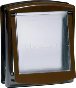 Petsafe 757 Hondenluik - Medium - Zilver/Tranparant -PetSafe Huisdieren Verkoopwinkel 1029x1200 1