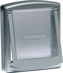 Petsafe 757 Hondenluik - Medium - Zilver/Tranparant -PetSafe Huisdieren Verkoopwinkel 1042x1200