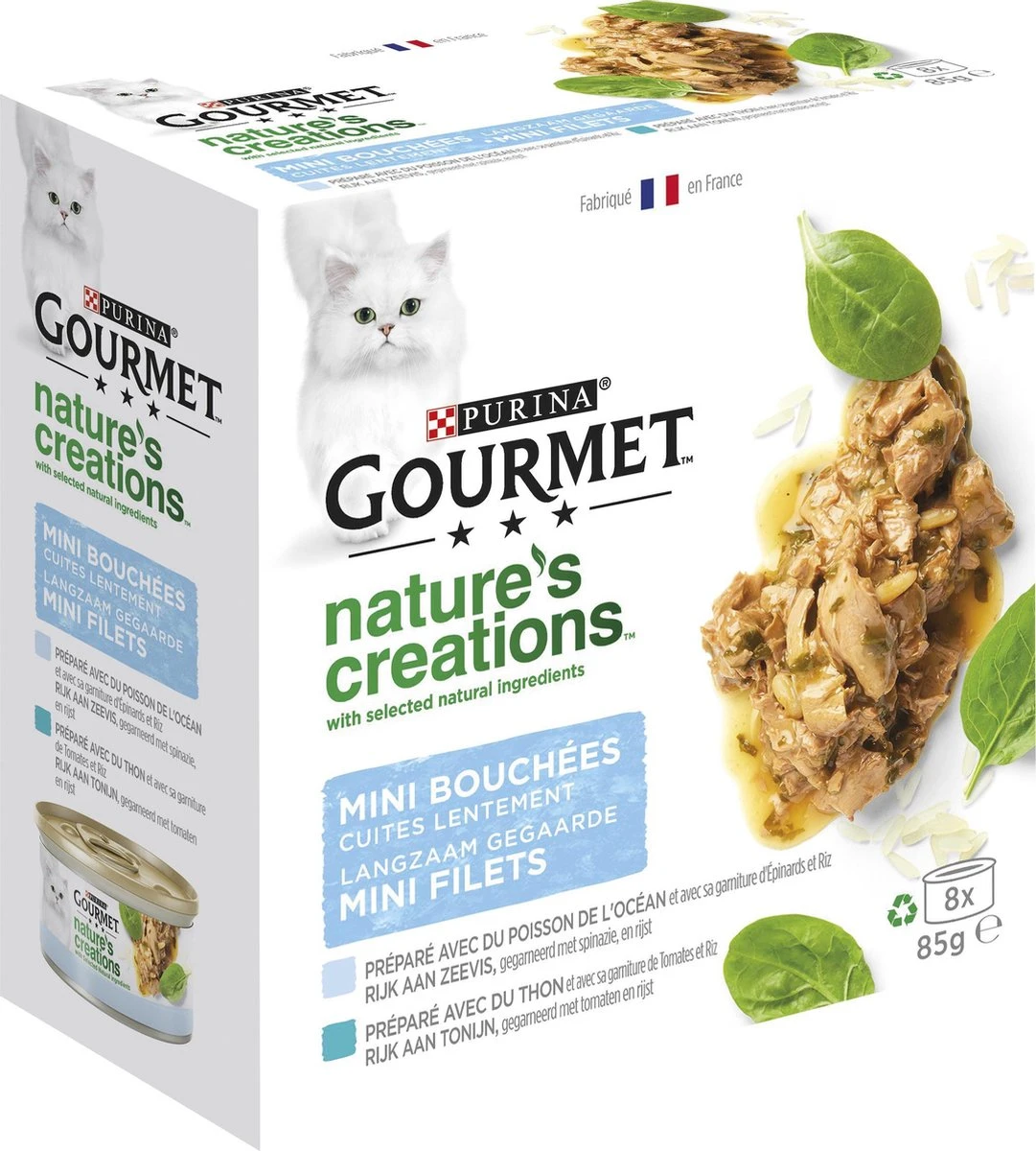 Gourmet Nature's Creations - Kattenvoer Natvoer - Zeevis - 48 X 85 Gr 8 Gourmet Nature's Creations - Kattenvoer Natvoer - Zeevis - 48 X 85 Gr - Afbeelding 8