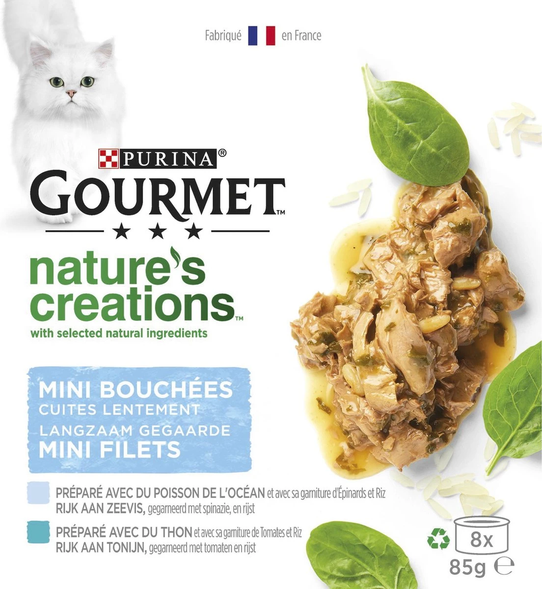 Gourmet Nature's Creations - Kattenvoer Natvoer - Zeevis - 48 X 85 Gr 5 Gourmet Nature's Creations - Kattenvoer Natvoer - Zeevis - 48 X 85 Gr - Afbeelding 5