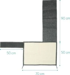 Navaris Katten Krabmat - Bescherming Van Meubels - Voor Banken En Stoelen - Krabbescherming - Voor De Linkerkant - Donkergrijs -PetSafe Huisdieren Verkoopwinkel 1127x1200