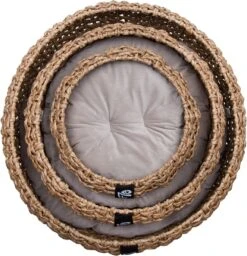 District 70 COCOON - Luxe Hondenmand Van Duurzaam Hoogwaardig Riet Met Zacht Kussen - Maten S/M/L - Large -PetSafe Huisdieren Verkoopwinkel 1156x1200