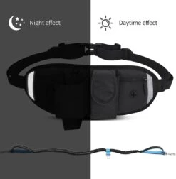 BOTC Looplijn Hond Met Heupriem Voor Hardlopen - Met Drinkbak Hond - Hondenriem - 1 Roll Poep Zakjes - Zwart -PetSafe Huisdieren Verkoopwinkel 1175x1200 1