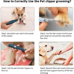Buxibo Professionele Dieren Tondeuse Set - Tondeuse + Schaar - Voor Huisdieren Honden & Katten - Draadloos - Oplaadbare Pet Trimmer - Precieze Clipper - Low Noise -PetSafe Huisdieren Verkoopwinkel 1188x1200