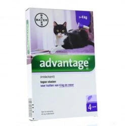 Advantage 80 Vlooiendruppelsl Kat Vanaf 4 Kg - 4 Pipetten -PetSafe Huisdieren Verkoopwinkel 1190x1200 3