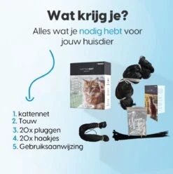 Kattennet Voor Balkon 4 X 10 M - Kattennet - Katten Gaas - Zwart -PetSafe Huisdieren Verkoopwinkel 1197x1200 4