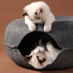 Merkloos A.K.A. Kattentunnel En Kattenmand In-1 – Kattenspeelgoed Speeltunnel Kattenhuis – Kattenhol Rond Kattenspeeltjes - Cat Cave Donut - Antraciet Vilt 10 Merkloos A.K.A. Kattentunnel En Kattenmand In-1 – Kattenspeelgoed Speeltunnel Kattenhuis – Kattenhol Rond Kattenspeeltjes - Cat Cave Donut - Antraciet Vilt -PetSafe Huisdieren Verkoopwinkel 1198x1200 9