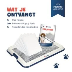 JC Pets Premium Pad Houder Met Rooster - Inclusief 20 Puppy Training Pads - Hondentoilet - Zindelijkheidstraining Hond -PetSafe Huisdieren Verkoopwinkel 1199x1200 5