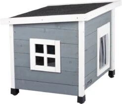 MyMax Kattenhuis - Hout - Openslaand Bitumen Dak - Kattenhuis Voor Buiten - Kattenhok - Kattenhuisje Hout - Grijs - 57*45*43CM 10 MyMax Kattenhuis - Hout - Openslaand Bitumen Dak - Kattenhuis Voor Buiten - Kattenhok - Kattenhuisje Hout - Grijs - 57*45*43CM -PetSafe Huisdieren Verkoopwinkel 1200x1020 2