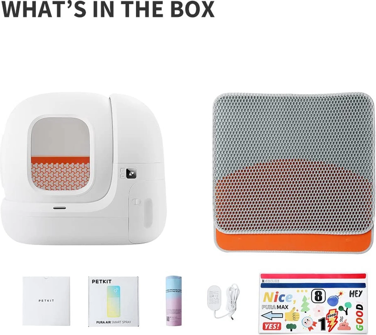 PETKIT® Pura MAX – Automatische Kattenbak – Elektrisch – Kattenbak Zelfreinigend – Bedienen Via De App 8 PETKIT® Pura MAX – Automatische Kattenbak – Elektrisch – Kattenbak Zelfreinigend – Bedienen Via De App - Afbeelding 8