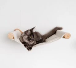 RHRQuality Wandmeubel Wandmontage Klimmuur Kat 53 X 43cm Luxe Hangmat XXL Creme Klim Wand Muur Krabpaal Katten Muurbevestiging -PetSafe Huisdieren Verkoopwinkel 1200x1080 3