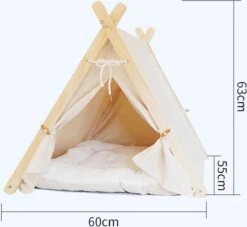 Dogs&Co Tippi Tent Voor Katten Of Kleine Honden Ecru -PetSafe Huisdieren Verkoopwinkel 1200x1104