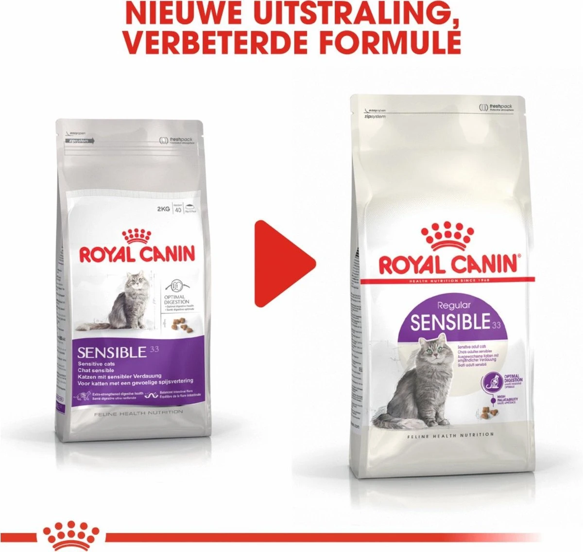 Royal Canin Sensible 33 - Kattenvoer - 10+2 Kg Bonusbag 10 Royal Canin Sensible 33 - Kattenvoer - 10+2 Kg Bonusbag - Afbeelding 10