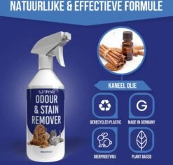 Petsly Odour & Stain Remover - Geurverwijderaars - Urine Vlekken Verwijderen Urinegeur Verwijderen Met Plantaardige Enzymen - 1L -PetSafe Huisdieren Verkoopwinkel 1200x1142