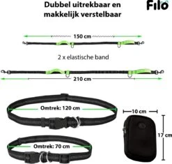 Filo Elastische Hondenriem Middel - Hardlopen En Wandelen - Hardloopriem Hond Handsfree Met Heuptasje - Looplijn Met Heupriem - Canicross Gordel Honden - Riemen - Heupgordel - Leiband -PetSafe Huisdieren Verkoopwinkel 1200x1142 6