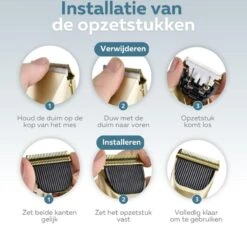 BYER Professionele Dieren Tondeuse Set - Voor Huisdieren Katten & Honden - Draadloos - Oplaadbare Pet Trimmer - Dog Tondeuze Clipper - 5 Standen & Vier Opzetkammen - Low Noise 16 BYER Professionele Dieren Tondeuse Set - Voor Huisdieren Katten & Honden - Draadloos - Oplaadbare Pet Trimmer - Dog Tondeuze Clipper - 5 Standen & Vier Opzetkammen - Low Noise -PetSafe Huisdieren Verkoopwinkel 1200x1148 6