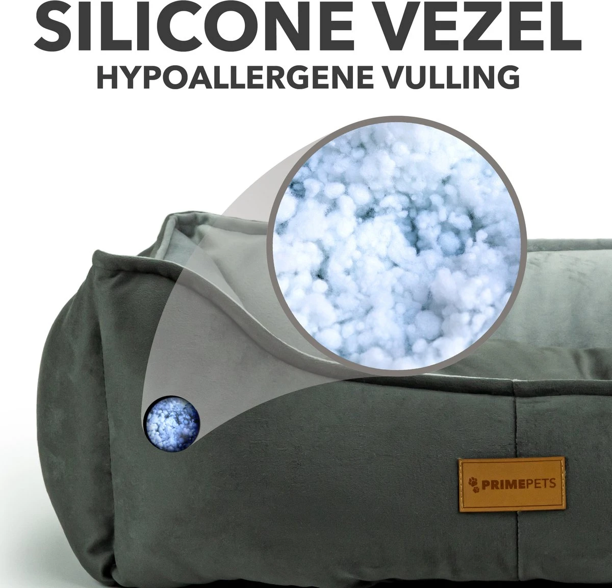 Primeplus Grote Hondenmand XL - Grijs - 100x80x20 CM - Orthopedische Hondenmanden - Hondenkussen 13 Primeplus Grote Hondenmand XL - Grijs - 100x80x20 CM - Orthopedische Hondenmanden - Hondenkussen - Afbeelding 13