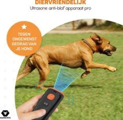 Vulpes Pets® Ultrasone Anti Blaf Apparaat – 3-in-1 Anti Blaf Apparaat Pro - Diervriendelijk & Zonder Schok - Alternatief Anti Blafband - Voor Kleine & Grote Honden - Audio - Flashlight - USB-Oplaadbaar -PetSafe Huisdieren Verkoopwinkel 1200x1172 2