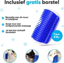 BFreshPets Kattenluik + Massageborstel - Met Tunnel - 4 Vergrendelingsstanden - Weersbestendig - Maat L - Zwart - 27 X 24 Cm -PetSafe Huisdieren Verkoopwinkel 1200x1173 2