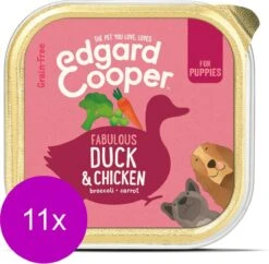 11x Edgard & Cooper Kuipje Vers Vlees Puppy Hondenvoer Eend - Kip 150 Gr -PetSafe Huisdieren Verkoopwinkel 1200x1174 5