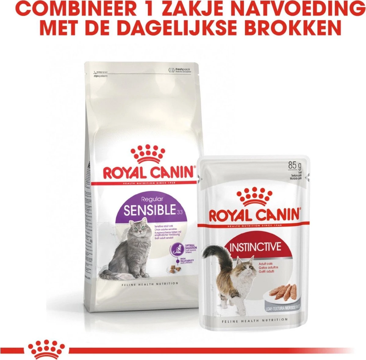 Royal Canin Sensible 33 - Kattenvoer - 10+2 Kg Bonusbag 9 Royal Canin Sensible 33 - Kattenvoer - 10+2 Kg Bonusbag - Afbeelding 9