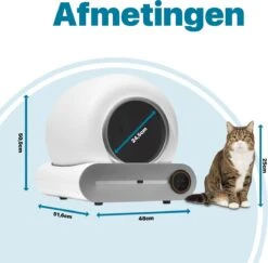 BOME Automatische Kattenbak - Zelfreinigende Kattenbak - Met App En Touchscreen - 65L -PetSafe Huisdieren Verkoopwinkel 1200x1182 3