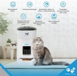 Pretty Paws PP002 Professionele Automatische Voerbak Kat- Stemrecorder - Voerautomaat - Katten Voerbak - Minimalistisch -PetSafe Huisdieren Verkoopwinkel 1200x1190 3