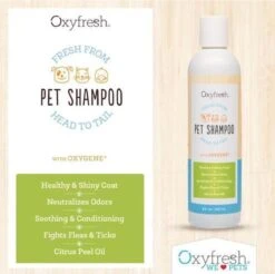 Oxyfresh Pets Hondenshampoo & Kattenshampoo - 237ml - Diervriendelijke Shampoo Voor Honden En Katten Zonder Irriterende Bestanddelen -PetSafe Huisdieren Verkoopwinkel 1200x1197 5