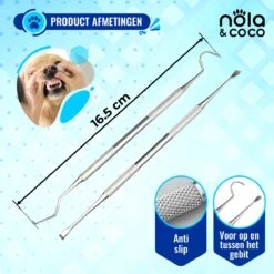 Nola & Coco® Tandsteen Verwijderaar Set Inclusief Bewaardoosje - Tandenkrabber - Set Van Twee - Hond - Kat - Tandenborstel - Tandplak Verwijderen - Tandenstoker - Honden Tanden Schoonmaken - Tandenhaakje - Gebitsreiniging 11 Nola & Coco® Tandsteen Verwijderaar Set Inclusief Bewaardoosje - Tandenkrabber - Set Van Twee - Hond - Kat - Tandenborstel - Tandplak Verwijderen - Tandenstoker - Honden Tanden Schoonmaken - Tandenhaakje - Gebitsreiniging -PetSafe Huisdieren Verkoopwinkel 1200x1200 225