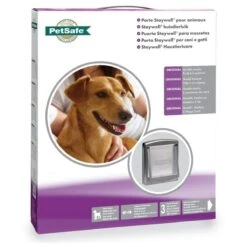 Petsafe 757 Hondenluik - Medium - Zilver/Tranparant -PetSafe Huisdieren Verkoopwinkel 1200x1200 240