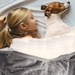 Hondendeken, Fleece, Waterdicht, Wasbaar, Hondenmat, Huisdier, Warme Zachte Deken Voor Hondendeken, Kattendeken, Deken Voor Katten En Honden, Waterdichte Deken Voor Bank, Bed, 150 X 127 Cm -PetSafe Huisdieren Verkoopwinkel 1200x1200 241