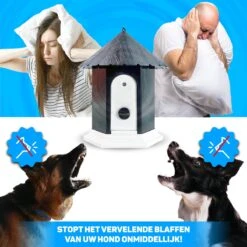 Vulpes Pets® Anti Blaf Apparaat Pro - Anti Blafband Voor Alle Honden - Luxe Hondentrainer - Diervriendelijk & Zonder Schok - Inclusief 9V Batterij - Waterbestendig - Ophangbaar - Instelbare Ultrasone Niveauregeling - 4 Standen -PetSafe Huisdieren Verkoopwinkel 1200x1200 286