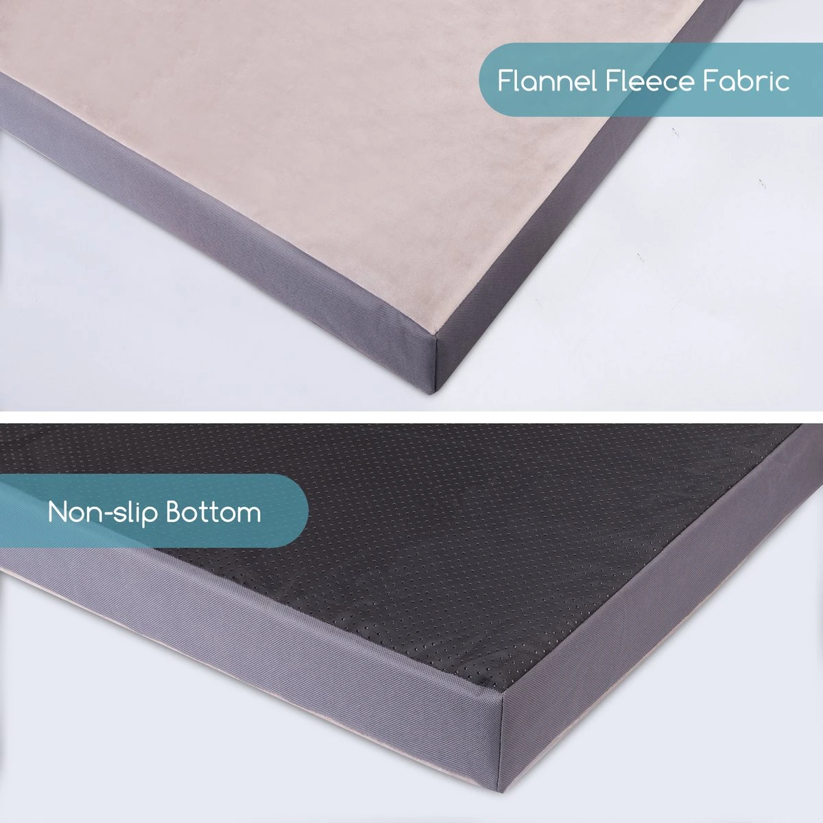 Nobleza Orthopedische Hondenkussen Wasbaar - Hondenbed - Maat L: 90 X 70 X 8 Cm - Grijs 5 Nobleza Orthopedische Hondenkussen Wasbaar - Hondenbed - Maat L: 90 X 70 X 8 Cm - Grijs - Afbeelding 5