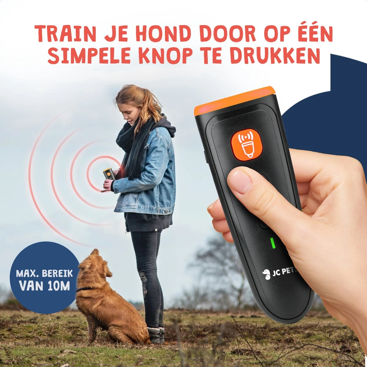 JC Pets Ultrasone Anti Blaf Apparaat Voor Kleine En Grote Honden - Oplaadbaar - Alternatief Anti Blafband Voor Honden - Diervriendelijk & Zonder Schok 3 JC Pets Ultrasone Anti Blaf Apparaat Voor Kleine En Grote Honden - Oplaadbaar - Alternatief Anti Blafband Voor Honden - Diervriendelijk & Zonder Schok - Afbeelding 3