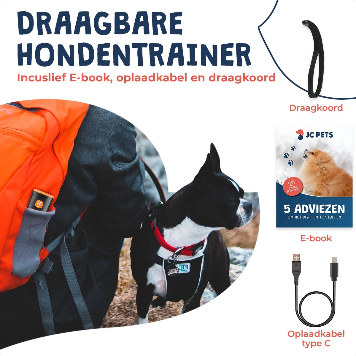 JC Pets Ultrasone Anti Blaf Apparaat Voor Kleine En Grote Honden - Oplaadbaar - Alternatief Anti Blafband Voor Honden - Diervriendelijk & Zonder Schok 4 JC Pets Ultrasone Anti Blaf Apparaat Voor Kleine En Grote Honden - Oplaadbaar - Alternatief Anti Blafband Voor Honden - Diervriendelijk & Zonder Schok - Afbeelding 4