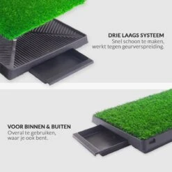 Merkloos Hondentoilet Kunstgras Met Bak - Indoor Dierentoilet - Uitneembare Opvangbak - Puppy Training Pets - Outdoor/Balkon/Tuin/Indoor Toilet - 50x64 Cm 11 Merkloos Hondentoilet Kunstgras Met Bak - Indoor Dierentoilet - Uitneembare Opvangbak - Puppy Training Pets - Outdoor/Balkon/Tuin/Indoor Toilet - 50x64 Cm -PetSafe Huisdieren Verkoopwinkel 1200x1200 346