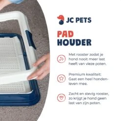 JC Pets Premium Pad Houder Met Rooster - Inclusief 20 Puppy Training Pads - Hondentoilet - Zindelijkheidstraining Hond -PetSafe Huisdieren Verkoopwinkel 1200x1200 364