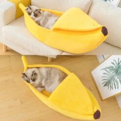 N/A Kattenhuis Banaan L - Hondenhuis Banaan L - 65x25x18 Cm - Kattenmand - Hondenmand - Dierenmand - Cadeau Kat -PetSafe Huisdieren Verkoopwinkel 1200x1200 386