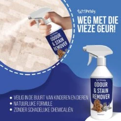 Petsly Odour & Stain Remover - Geurverwijderaars - Urine Vlekken Verwijderen Urinegeur Verwijderen Met Plantaardige Enzymen - 1L -PetSafe Huisdieren Verkoopwinkel 1200x1200 41