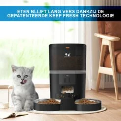 Pretty Paws QQ003 - Wifi Voermachine - Dubbele Voerbakjes - Zwart - Kat - 6L -PetSafe Huisdieren Verkoopwinkel 1200x1200 452
