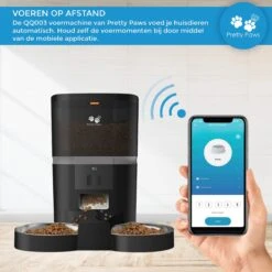 Pretty Paws QQ003 - Wifi Voermachine - Dubbele Voerbakjes - Zwart - Kat - 6L -PetSafe Huisdieren Verkoopwinkel 1200x1200 457