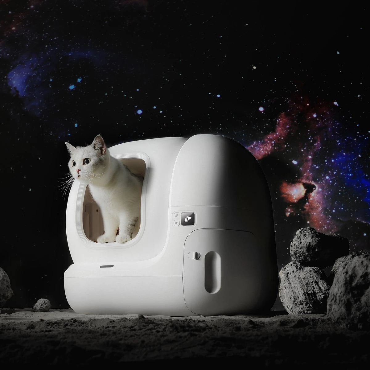 PETKIT® Pura MAX – Automatische Kattenbak – Elektrisch – Kattenbak Zelfreinigend – Bedienen Via De App 4 PETKIT® Pura MAX – Automatische Kattenbak – Elektrisch – Kattenbak Zelfreinigend – Bedienen Via De App - Afbeelding 4