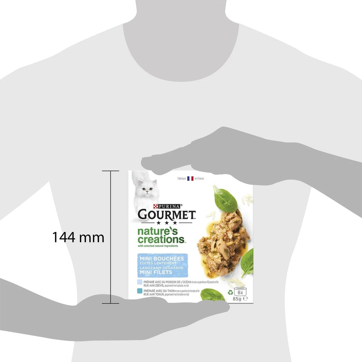 Gourmet Nature's Creations - Kattenvoer Natvoer - Zeevis - 48 X 85 Gr 6 Gourmet Nature's Creations - Kattenvoer Natvoer - Zeevis - 48 X 85 Gr - Afbeelding 6