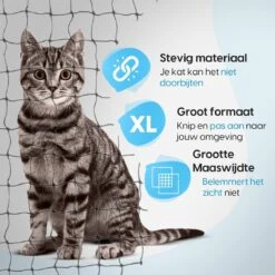 Kattennet Voor Balkon 4 X 10 M - Kattennet - Katten Gaas - Zwart -PetSafe Huisdieren Verkoopwinkel 1200x1200 555