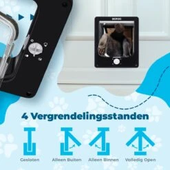 Skipoo Kattenluik Met Tunnel - Weerbestendig - Grote Kat - 4 Vergrendelingsstanden - Zwart -PetSafe Huisdieren Verkoopwinkel 1200x1200 567