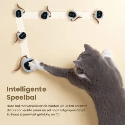 Otiume Interactieve Speelbal - Slimme Interactieve Jaag Speeltje Voor Katten - Kattenspeeltjes - Intelligente Jaagbal - AI -USB Oplaadbaar - LED - Blauw -PetSafe Huisdieren Verkoopwinkel 1200x1200 581