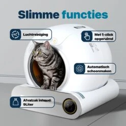 BOME Automatische Kattenbak - Zelfreinigende Kattenbak - Met App En Touchscreen - 65L -PetSafe Huisdieren Verkoopwinkel 1200x1200 606