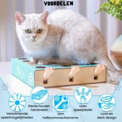 Sla De Mol Kattenspeeltje - Katten Speelgoed - Kattenspeelgoed - Kattenspeeltjes - Kattenspeeltjes Intelligentie - Kattenspeelgoed Intelligentie -PetSafe Huisdieren Verkoopwinkel 1200x1200 629