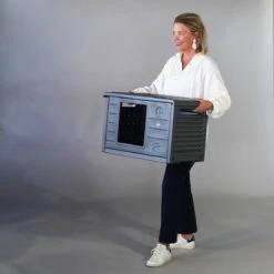 RHRQuality Kattenhuis Voor Binnen En Buiten Kattenhok Villa De Luxe Grijs 18 RHRQuality Kattenhuis Voor Binnen En Buiten Kattenhok Villa De Luxe Grijs -PetSafe Huisdieren Verkoopwinkel 1200x1200 641