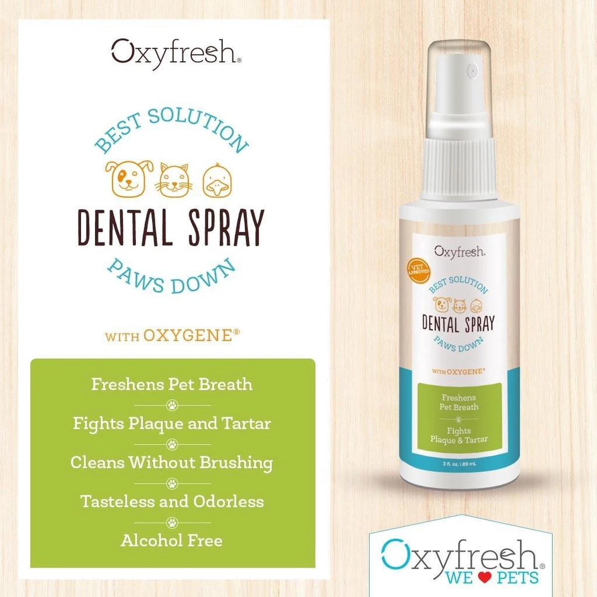 OxyFresh Pet Mondspray Voor Hond En Kat Tegen Slechte Adem En Tandsteen 4 OxyFresh Pet Mondspray Voor Hond En Kat Tegen Slechte Adem En Tandsteen - Afbeelding 4